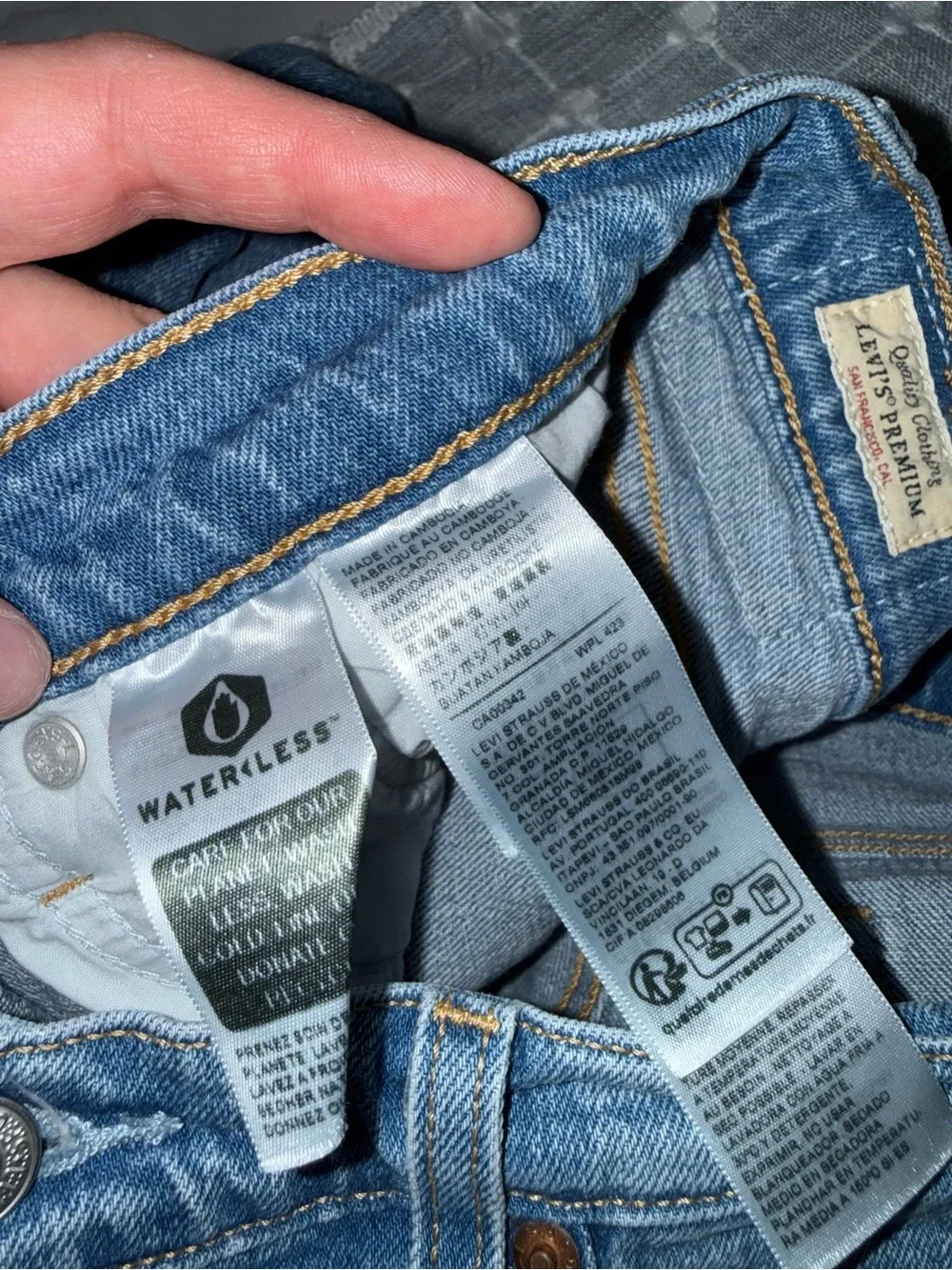 Levi’s Wedgie Straight Jeans size 32 - Picture 6 of 6